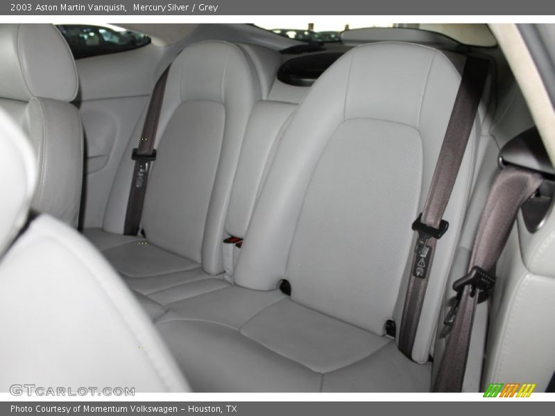 Rear Seat of 2003 Vanquish 