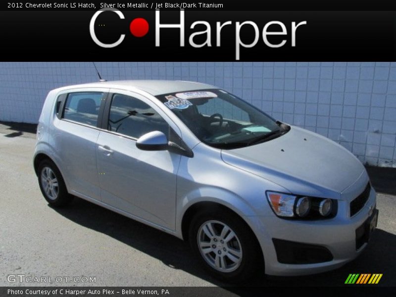 Silver Ice Metallic / Jet Black/Dark Titanium 2012 Chevrolet Sonic LS Hatch