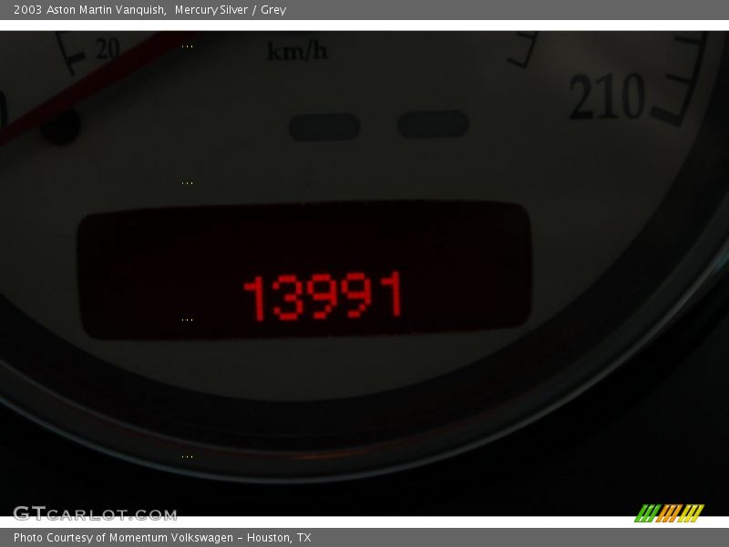Mercury Silver / Grey 2003 Aston Martin Vanquish
