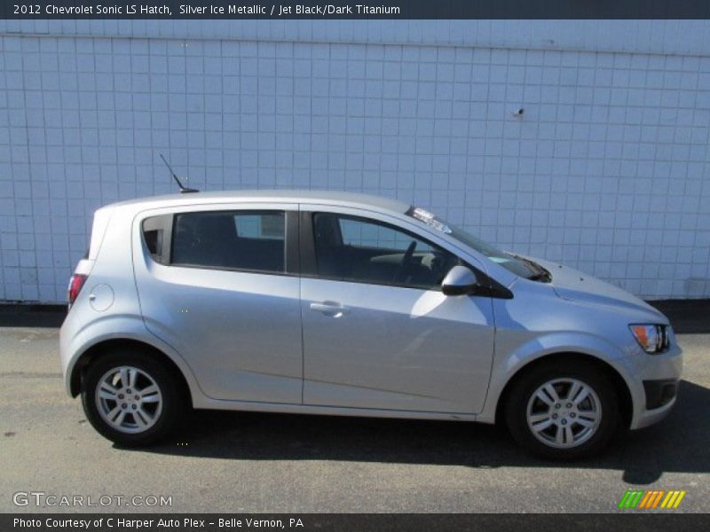 Silver Ice Metallic / Jet Black/Dark Titanium 2012 Chevrolet Sonic LS Hatch