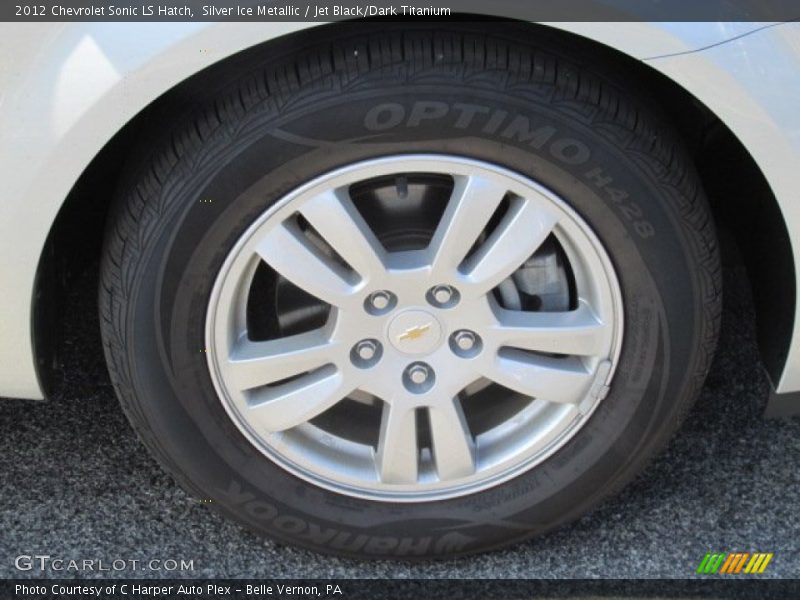 Silver Ice Metallic / Jet Black/Dark Titanium 2012 Chevrolet Sonic LS Hatch