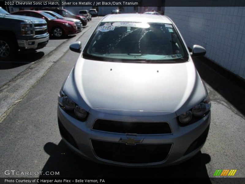Silver Ice Metallic / Jet Black/Dark Titanium 2012 Chevrolet Sonic LS Hatch