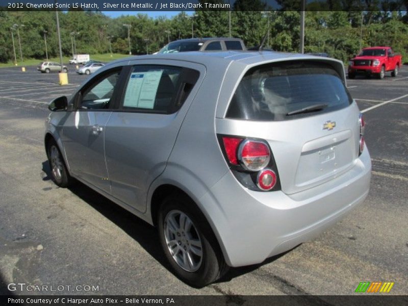 Silver Ice Metallic / Jet Black/Dark Titanium 2012 Chevrolet Sonic LS Hatch