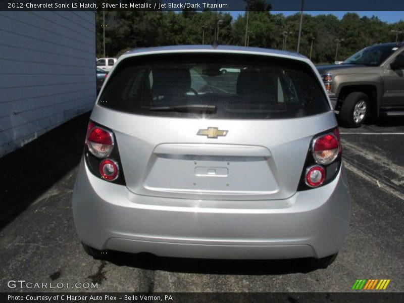Silver Ice Metallic / Jet Black/Dark Titanium 2012 Chevrolet Sonic LS Hatch