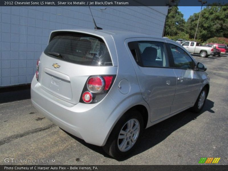 Silver Ice Metallic / Jet Black/Dark Titanium 2012 Chevrolet Sonic LS Hatch