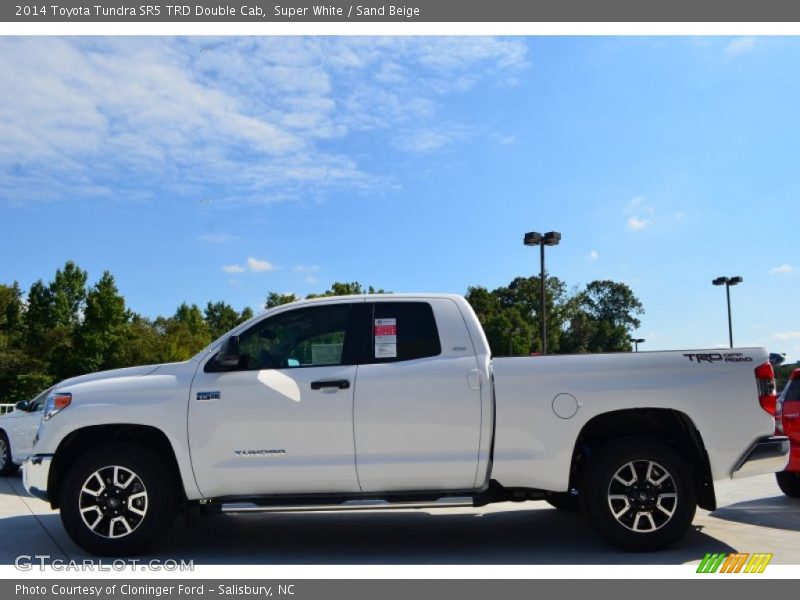  2014 Tundra SR5 TRD Double Cab Super White