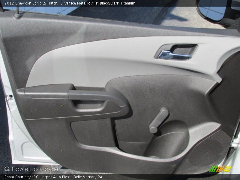 Silver Ice Metallic / Jet Black/Dark Titanium 2012 Chevrolet Sonic LS Hatch