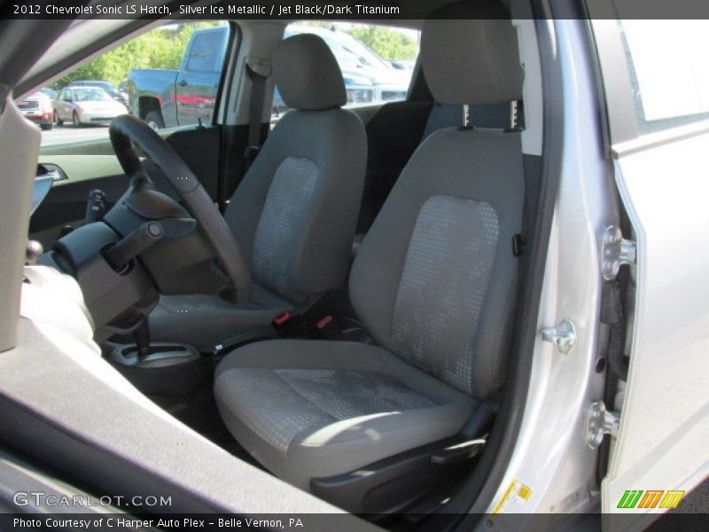 Silver Ice Metallic / Jet Black/Dark Titanium 2012 Chevrolet Sonic LS Hatch