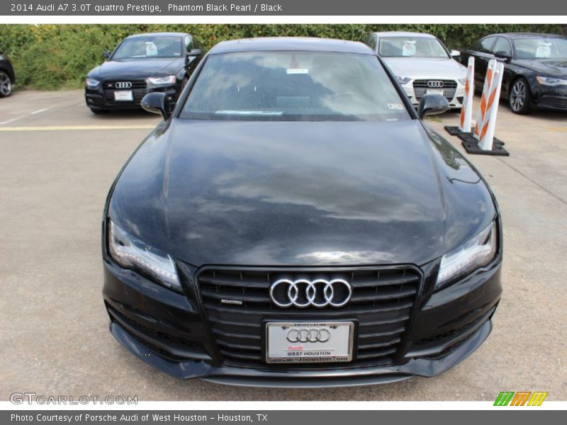 Phantom Black Pearl / Black 2014 Audi A7 3.0T quattro Prestige
