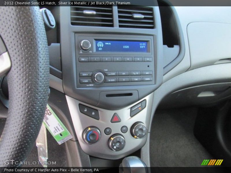 Silver Ice Metallic / Jet Black/Dark Titanium 2012 Chevrolet Sonic LS Hatch