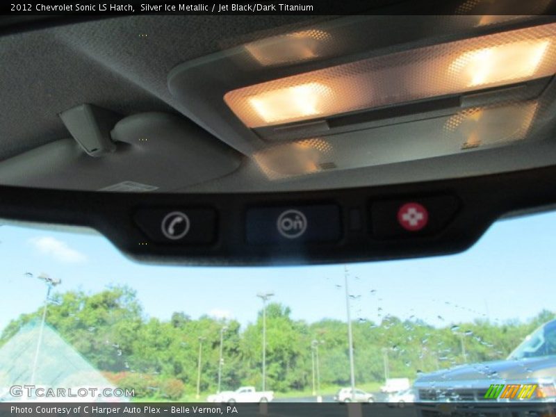 Silver Ice Metallic / Jet Black/Dark Titanium 2012 Chevrolet Sonic LS Hatch