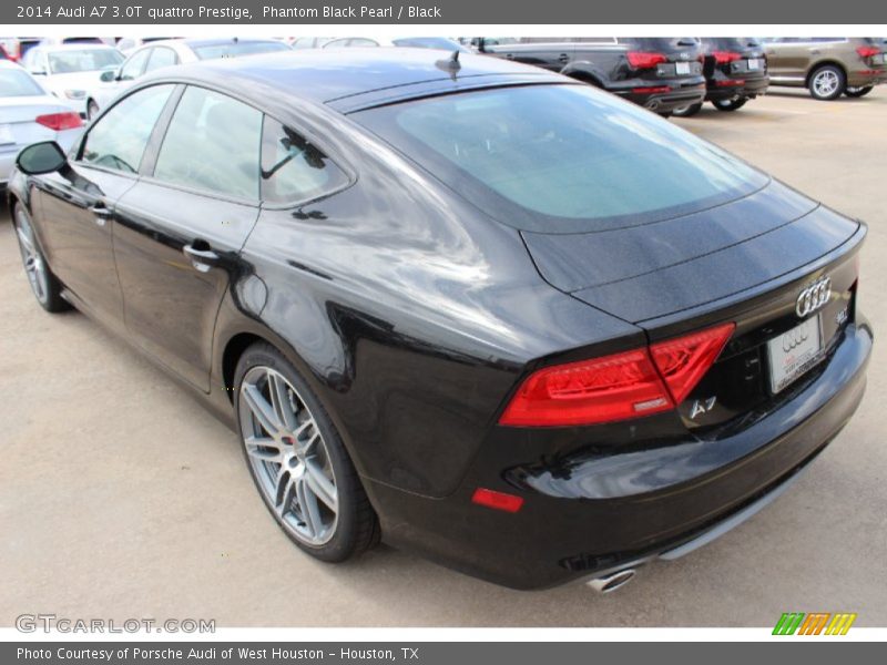 Phantom Black Pearl / Black 2014 Audi A7 3.0T quattro Prestige