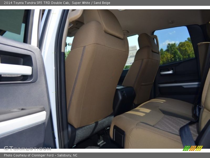 Super White / Sand Beige 2014 Toyota Tundra SR5 TRD Double Cab