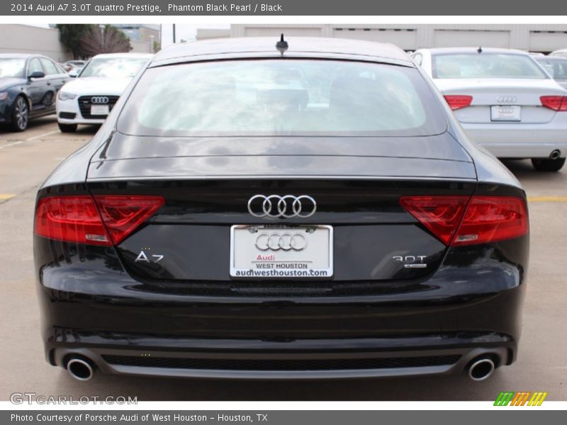 Phantom Black Pearl / Black 2014 Audi A7 3.0T quattro Prestige