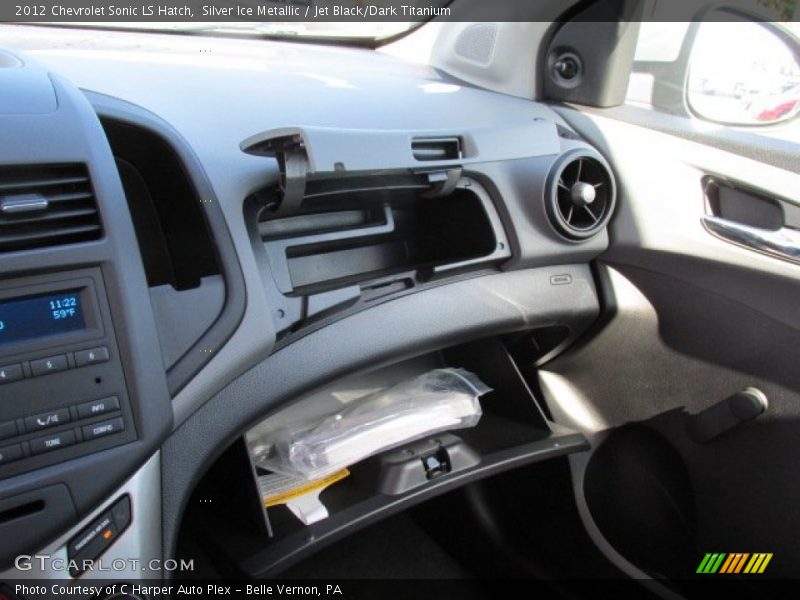 Silver Ice Metallic / Jet Black/Dark Titanium 2012 Chevrolet Sonic LS Hatch