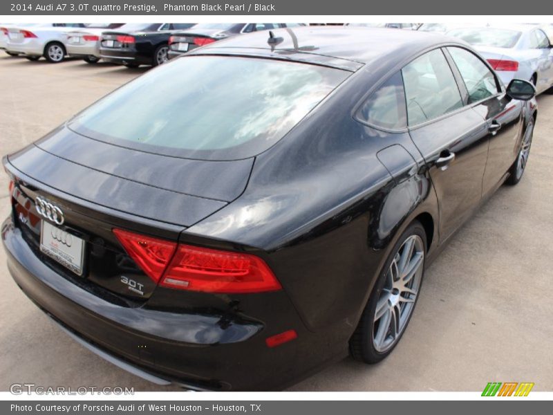 Phantom Black Pearl / Black 2014 Audi A7 3.0T quattro Prestige