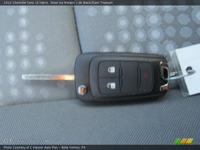 Silver Ice Metallic / Jet Black/Dark Titanium 2012 Chevrolet Sonic LS Hatch