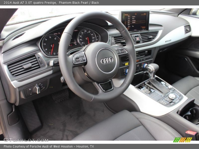  2014 A7 3.0T quattro Prestige Black Interior