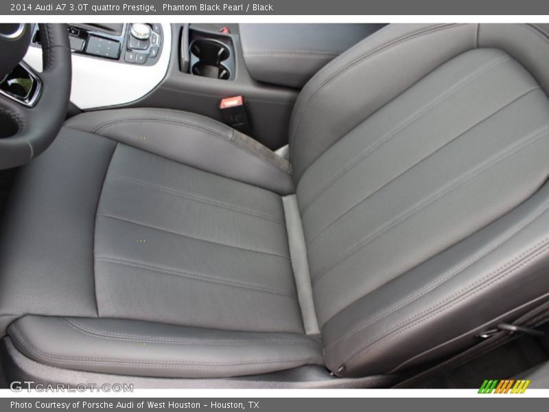 Phantom Black Pearl / Black 2014 Audi A7 3.0T quattro Prestige