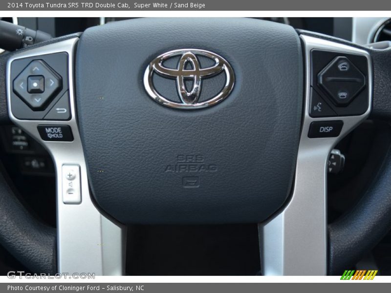 Super White / Sand Beige 2014 Toyota Tundra SR5 TRD Double Cab