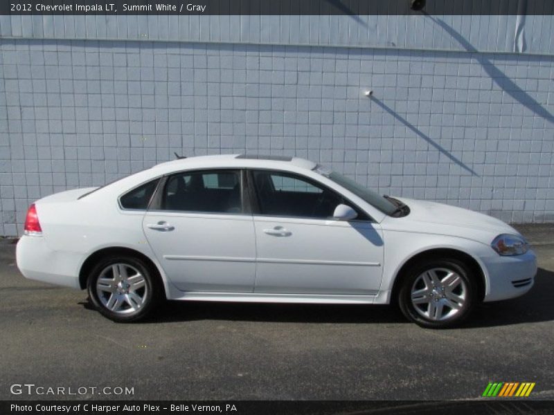 Summit White / Gray 2012 Chevrolet Impala LT