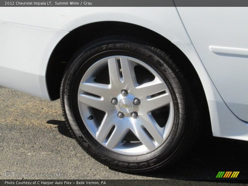 Summit White / Gray 2012 Chevrolet Impala LT