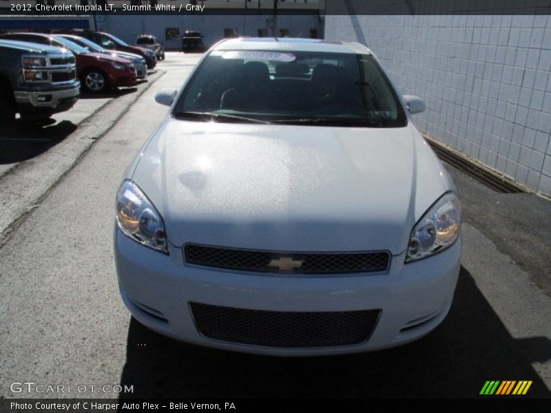 Summit White / Gray 2012 Chevrolet Impala LT