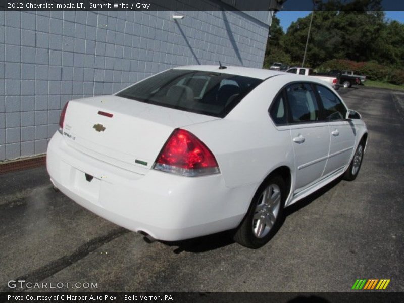 Summit White / Gray 2012 Chevrolet Impala LT
