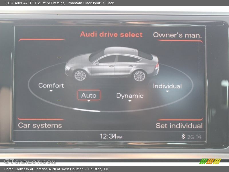 Phantom Black Pearl / Black 2014 Audi A7 3.0T quattro Prestige