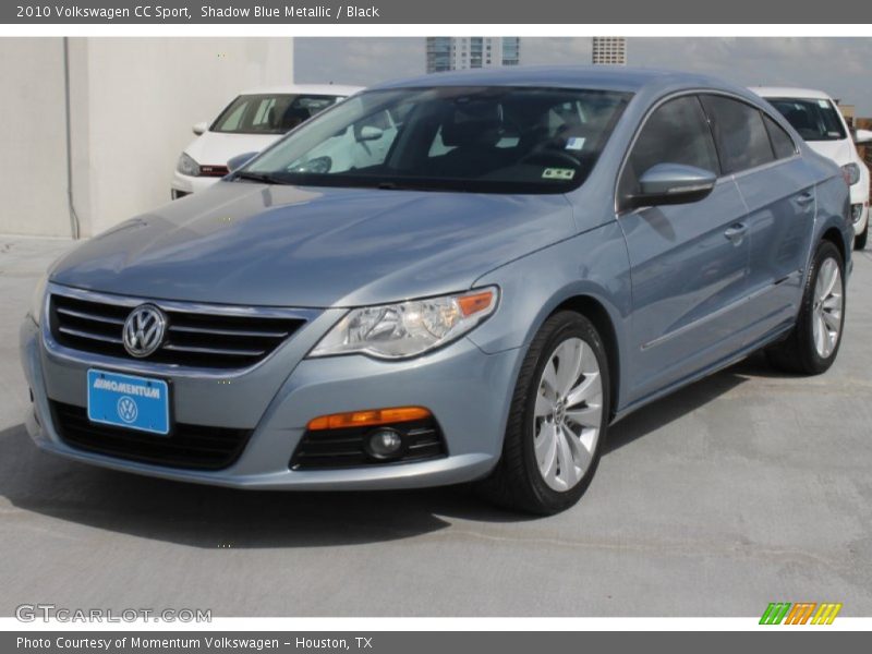 Shadow Blue Metallic / Black 2010 Volkswagen CC Sport