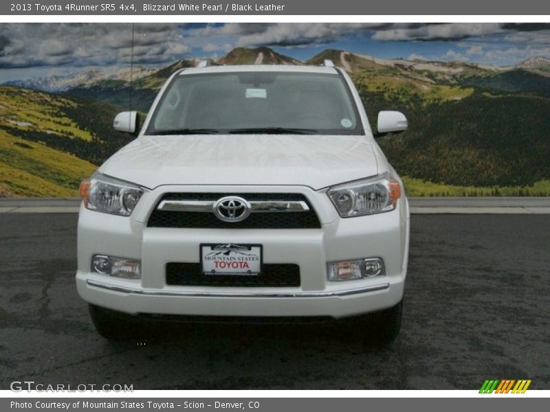 Blizzard White Pearl / Black Leather 2013 Toyota 4Runner SR5 4x4