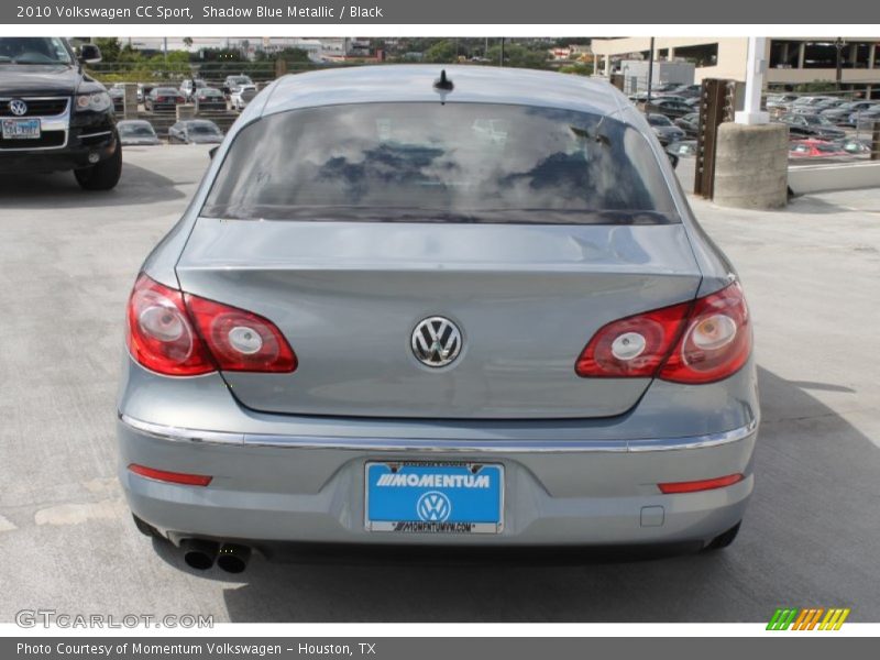 Shadow Blue Metallic / Black 2010 Volkswagen CC Sport