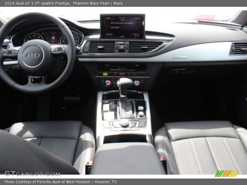 Phantom Black Pearl / Black 2014 Audi A7 3.0T quattro Prestige