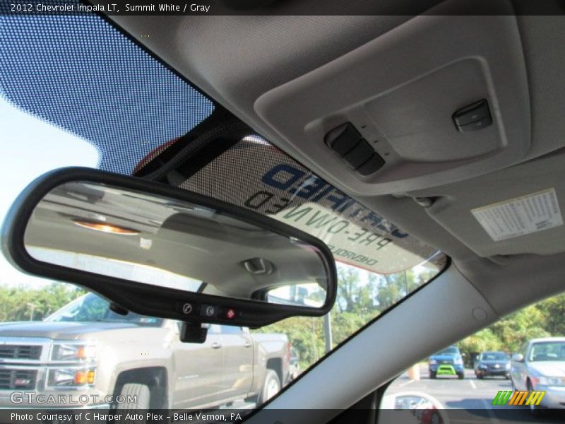 Summit White / Gray 2012 Chevrolet Impala LT