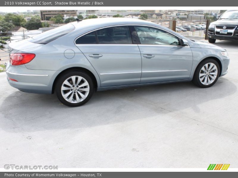 Shadow Blue Metallic / Black 2010 Volkswagen CC Sport