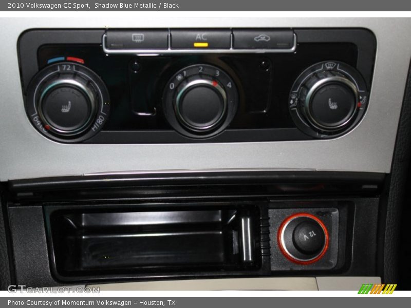 Shadow Blue Metallic / Black 2010 Volkswagen CC Sport
