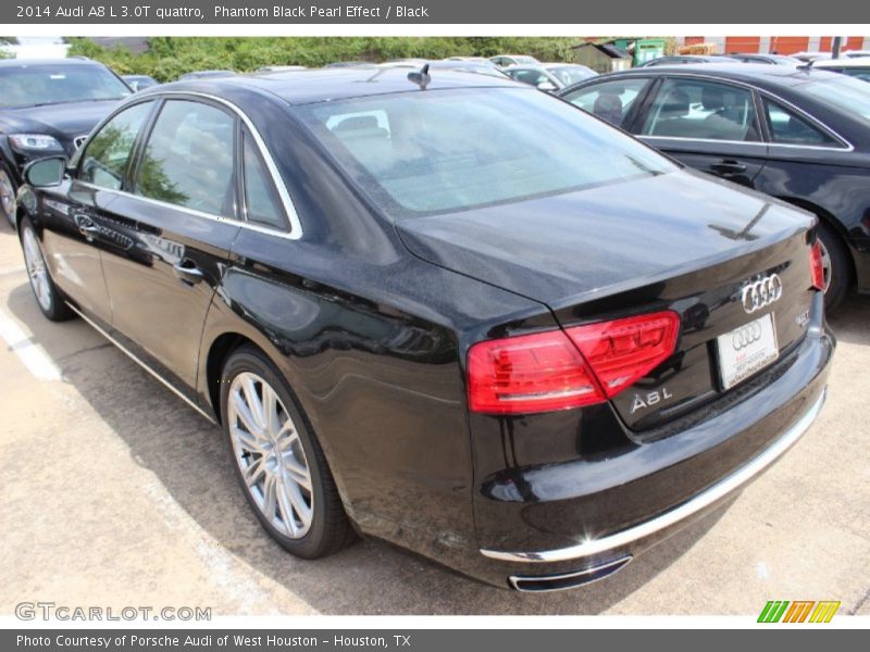 Phantom Black Pearl Effect / Black 2014 Audi A8 L 3.0T quattro