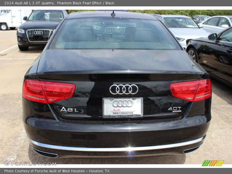 Phantom Black Pearl Effect / Black 2014 Audi A8 L 3.0T quattro