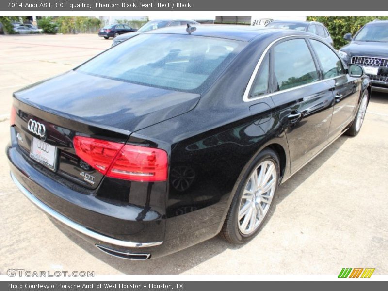 Phantom Black Pearl Effect / Black 2014 Audi A8 L 3.0T quattro