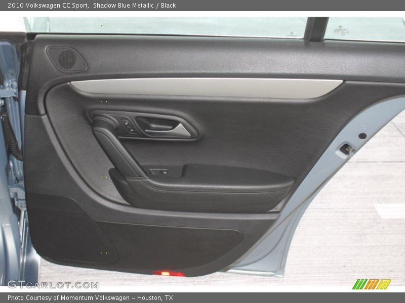 Shadow Blue Metallic / Black 2010 Volkswagen CC Sport