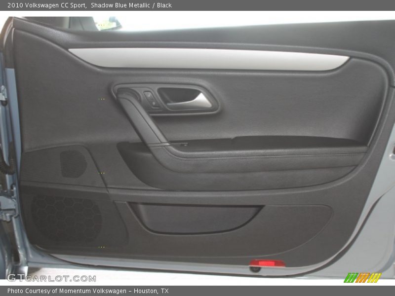 Shadow Blue Metallic / Black 2010 Volkswagen CC Sport