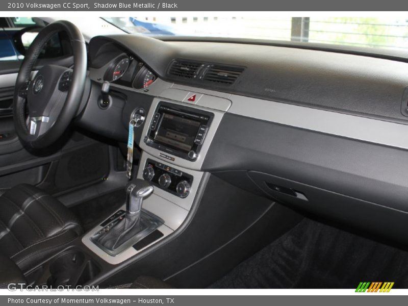 Shadow Blue Metallic / Black 2010 Volkswagen CC Sport
