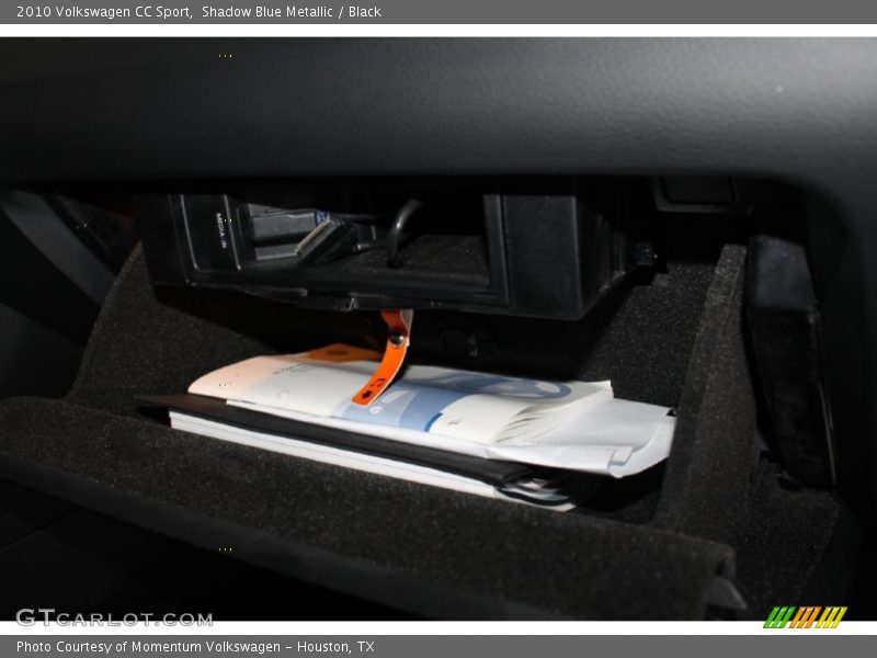 Shadow Blue Metallic / Black 2010 Volkswagen CC Sport