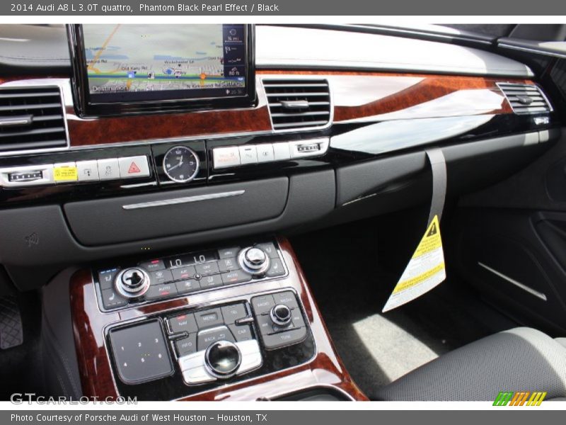 Phantom Black Pearl Effect / Black 2014 Audi A8 L 3.0T quattro