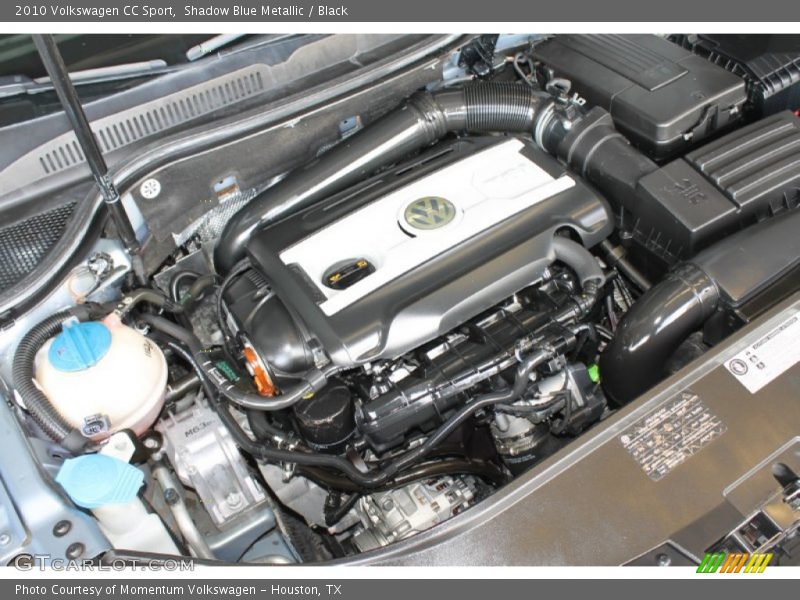 Shadow Blue Metallic / Black 2010 Volkswagen CC Sport