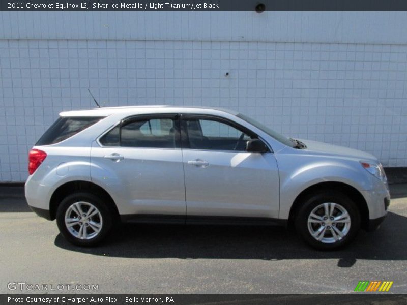 Silver Ice Metallic / Light Titanium/Jet Black 2011 Chevrolet Equinox LS