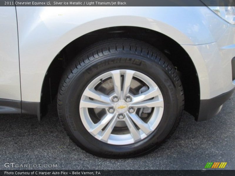 Silver Ice Metallic / Light Titanium/Jet Black 2011 Chevrolet Equinox LS