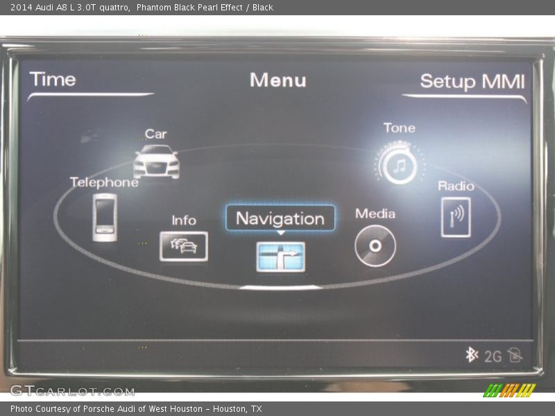 Phantom Black Pearl Effect / Black 2014 Audi A8 L 3.0T quattro