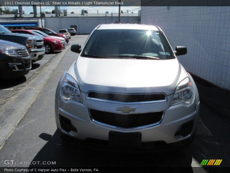 Silver Ice Metallic / Light Titanium/Jet Black 2011 Chevrolet Equinox LS