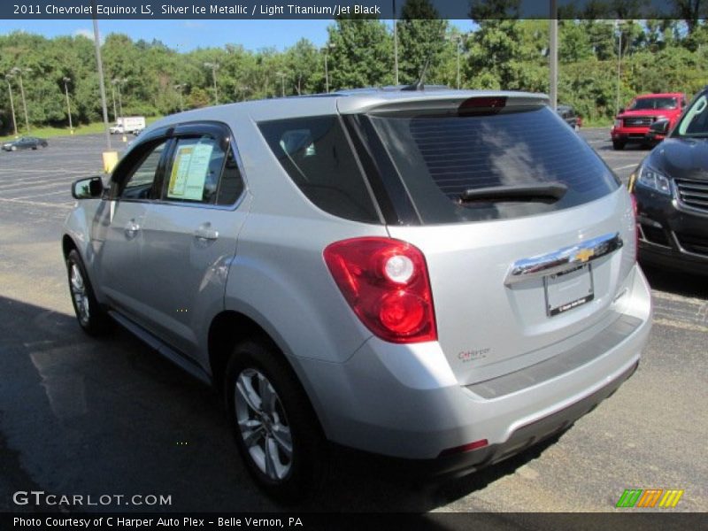Silver Ice Metallic / Light Titanium/Jet Black 2011 Chevrolet Equinox LS